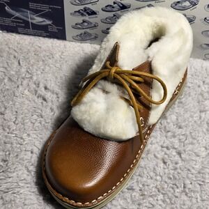 Birkenstock Memphis‎ High Mid Brown Leather Fur Lined Boots EU 36 Wmn 5 NIB